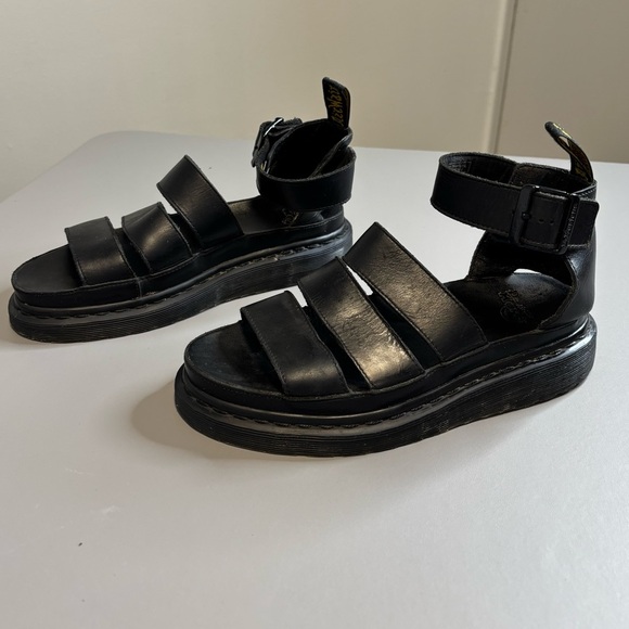 Dr Martens Clarissa II Sandals black woman’s size 8 - Picture 1 of 9